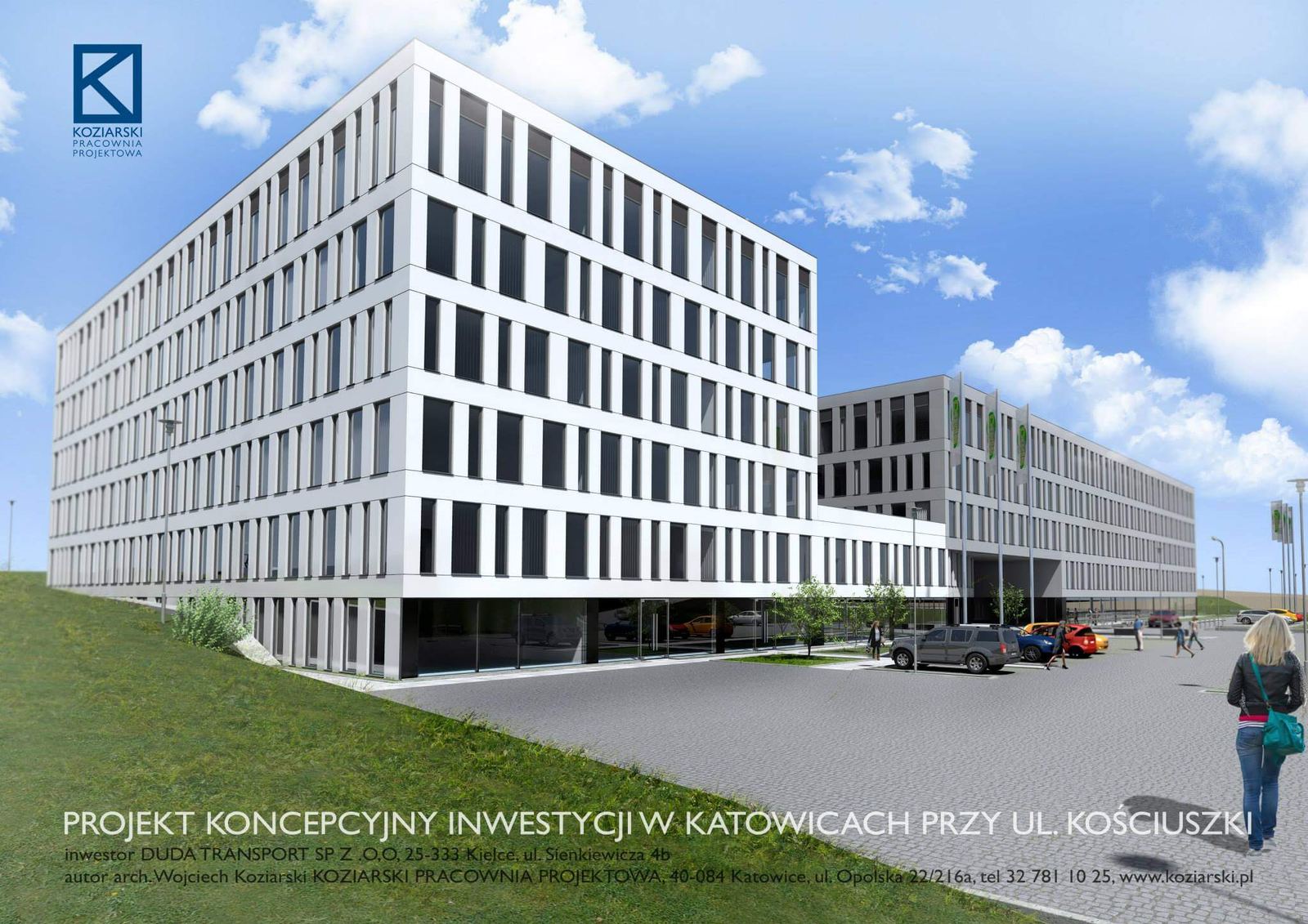 propertynews.pl - Orange Logistics postawi kompleks biurowy w Katowicach orange logistics postawi kompleks biurowy w katowicach przy kościuszki koncepcyjny projekt
