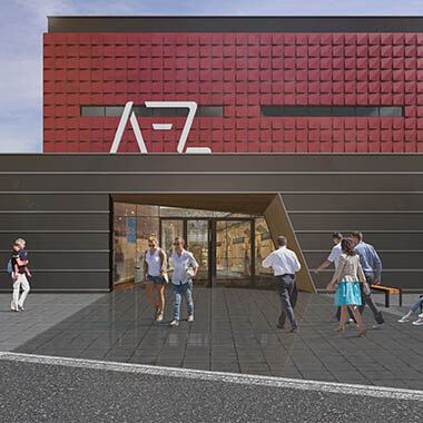 Centrum handlowe AZET, Tychy - wizualizacja projektu wizualizacja projektu centrum handlowego azet tychy