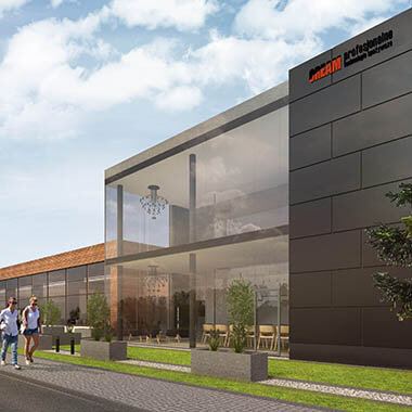 wizualizacja projektu przebudowy siedziby firmy cream katowice