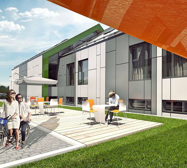 projekt hotelu eclipse kobierzyce side