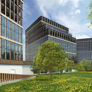 G3 ul. Grundmanna, Katowice - wizualizacja inwestycji z zagospodarowaniem zieleni wizualizacja inwestycji g3 grundmanna katowice z zagospodarowaniem zieleni