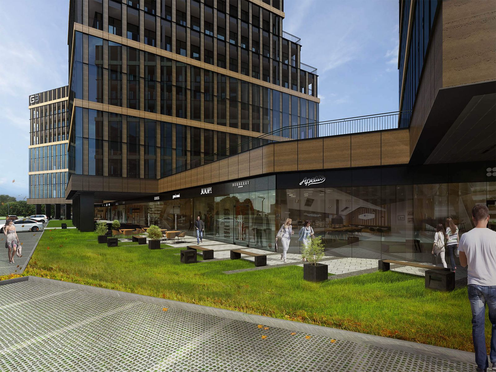 projekt obiektu mixed used g3 grundmanna katowice - zdjęcie wyróżniające