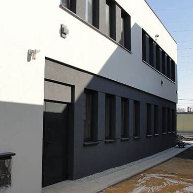 heisslufttechnik katowice elewacja ściany bocznej