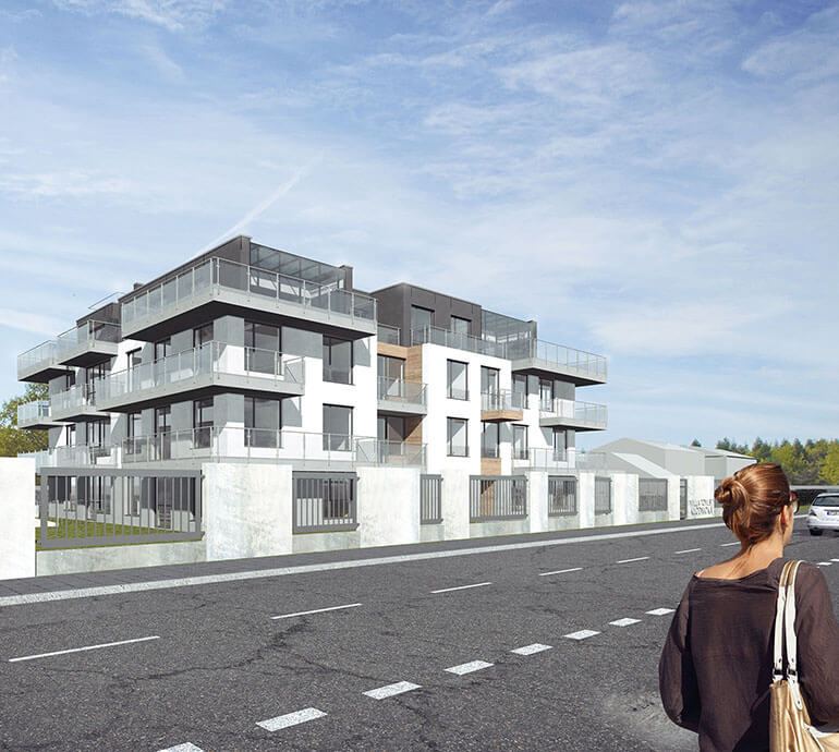 projekt budynku mieszkalnego kłodnicka 66 katowice side