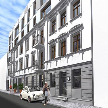 ul. Kołłątaja 7, Sosnowiec - wizualizacja projektu rewitalizacji kamienicy kołłątaja 7 sosnowiec wizualizacja projektu rewitalizacji kamienicy