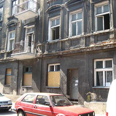 ul. Kołłątaja 7, Sosnowiec - zdjęcie elewacji przed renowacja kołłątaja 7 sosnowiec zdjęcie elewacji przed renowacja