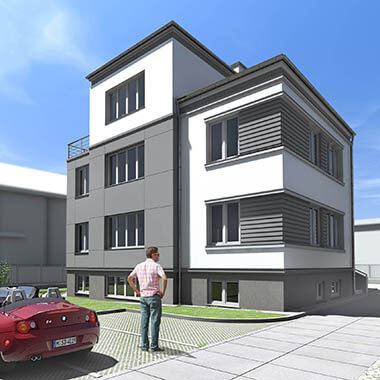 ul. Kościuszki 173, Katowice - wizualizacja do projektu przebudowy kościuszki 173 katowice wizualizacja do projektu przebudowy