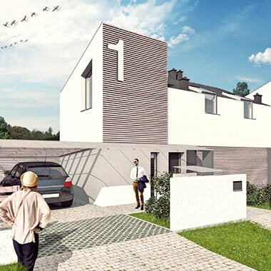 wizualizacja budynku bliźniaczego królowej jadwigi kraków