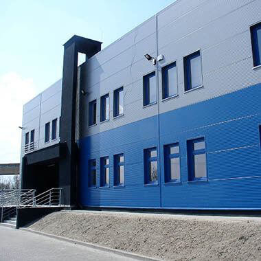 Mecacontrol, Dąbrowa Górnicza - ściana fabryki mecacontrol dąbrowa górnicza ściana fabryki