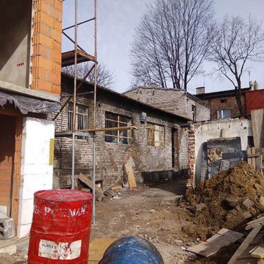 objazd 8 sosnowiec plac budowy