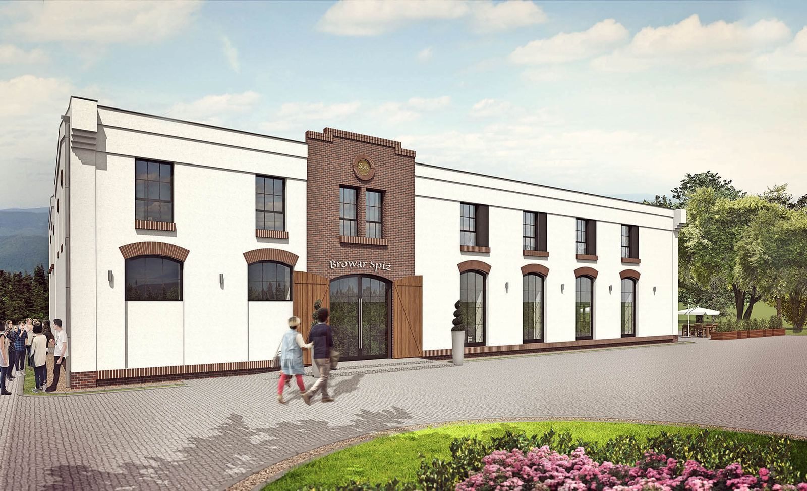 projekt architektoniczny browaru spiż pałac miłków - zdjęcie wyróżniające