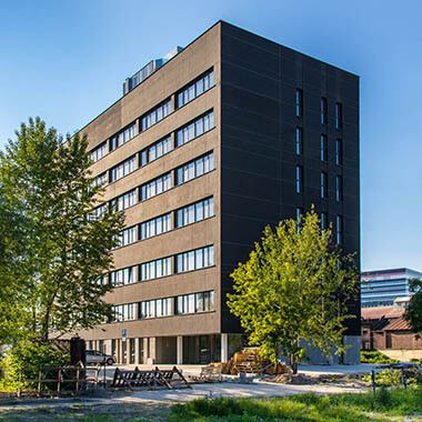 Rawa Office, Katowice - zdjęcie budynku w czasie budowy rawa office katowice zdjęcie budynku w czasie budowy