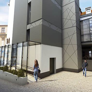 rynek 14 tarnowskie góry wizualizacja boku kamienicy po renowacji