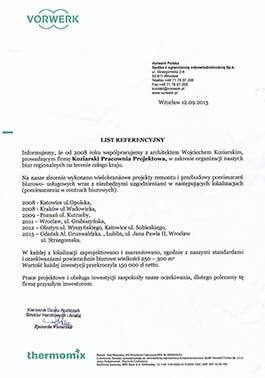 Vorwerk - list referencyjny do budynków komercyjnych list referencyjny do budynków komercyjnych vorwerk