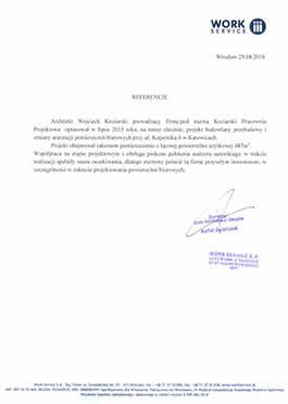 list referencyjny do budynków komercyjnych work service